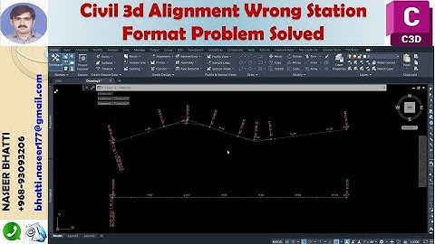 Civil 3d Alignment Wrong Station Format Problem Solved
