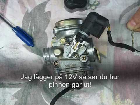 Hur Man Ställer In En Förgasare Moped