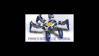 Simulación del movimiento de un robot araña (hexapod) mediante software Solidworks screenshot 4
