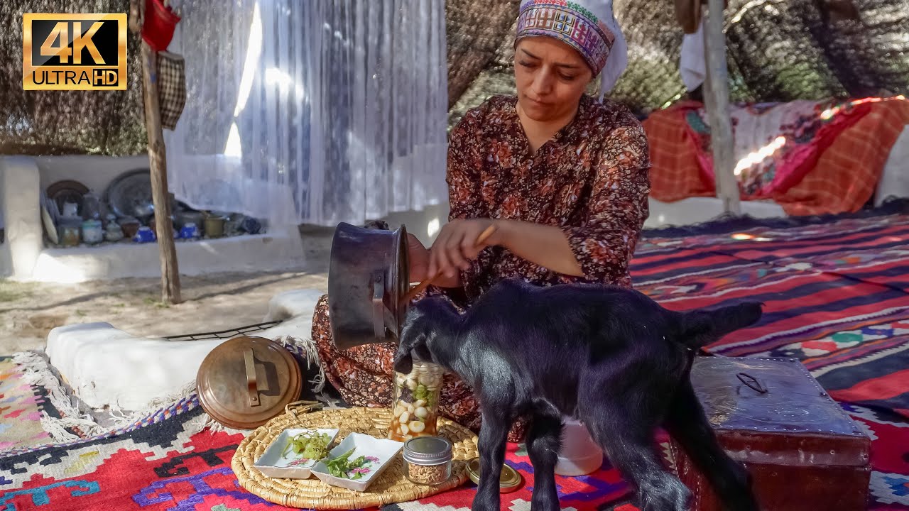 Dal Jiqar: a Nomadic Dish | Making Garlic Pickle | Daily Life in Iran | Weaving Kilim in a BlackTent