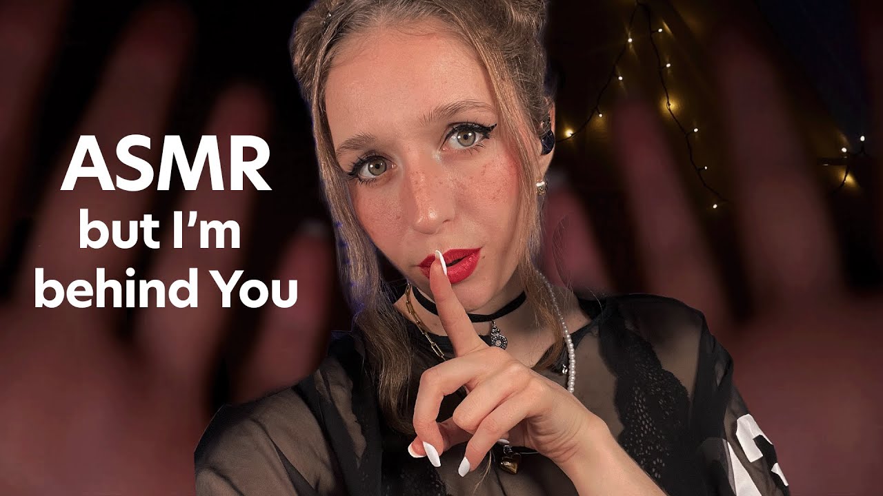 ASMR but I'm behind you (Hair brushing & Scalp Massage)