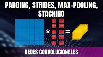Padding, strides, max pooling y stacking en las REDES CONVOLUCIONALES