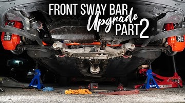 VW MK6 GTI How to Upgrade Front Sway Bar / Anti-Roll Bar - Part 2