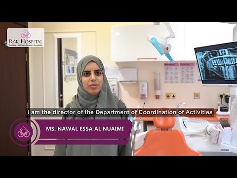 لسيدة نوال عيسى النعيمي تتكلم عن تجربتها الرائعة في مستشفى رأس الخيمة قسم الأسنان