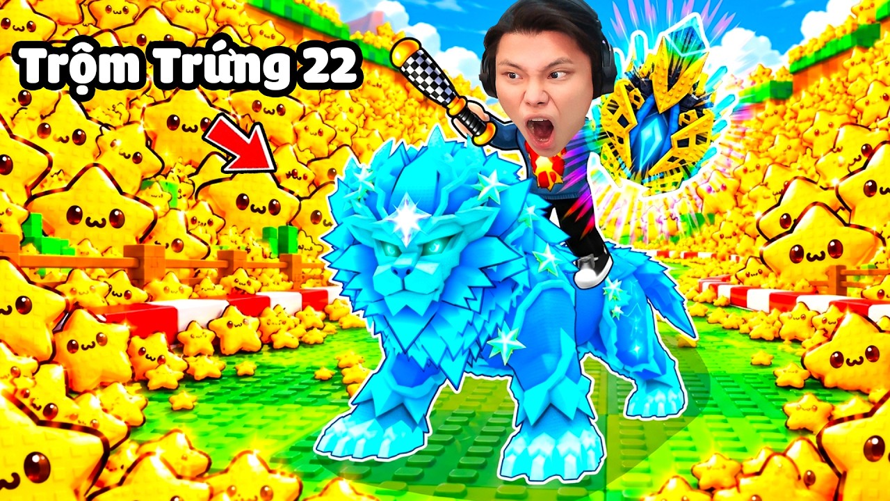 [ROBLOX] JayGray Trộm Trứng Steal An Egg 22🌟🐣Cướp Ngôi Sao Cưỡi PET Sư Tử VIP Đẹp Nhất Server