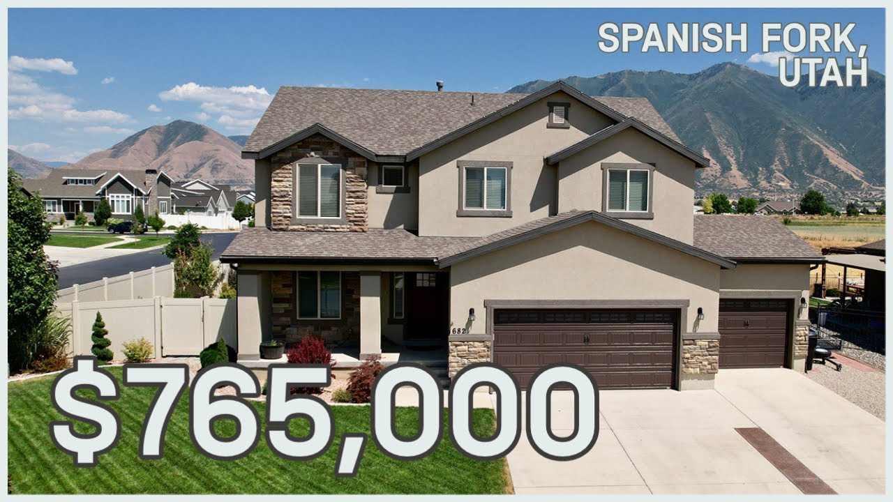 Tour inside this FULLY FINISHED* Home in Spanish Fork, Utah!