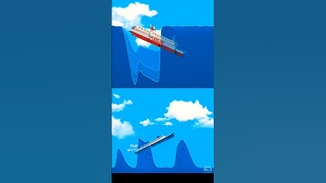 Testing Different Ships Physics Against Tsunami Waves (6) #ships #floatingsandbox