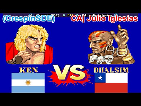 Street Fighter II': Champion Edition - (CrespinSDE) vs CA| Julio Iglesias FT5
