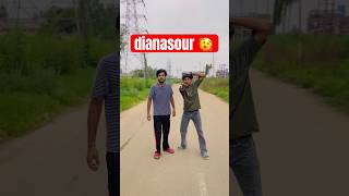 truck pr dianasour aa gya 🫨🫨#youtubeshorts #comedy #funny #shortsfeed #shorts
