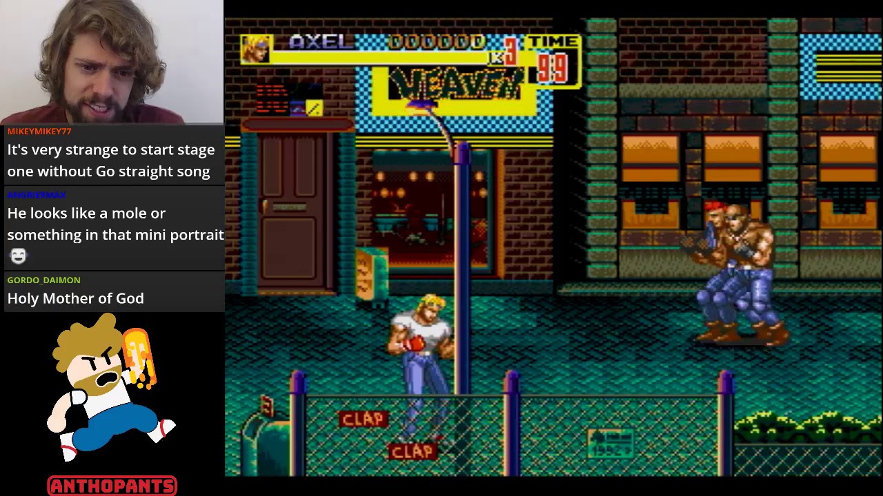 Terrible What Could Have Been Streets of Rage 2 Beta!!!