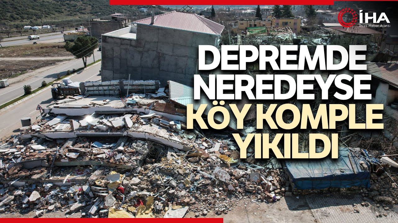 Kahramanmaraş’ta Bir Mahalle Neredeyse Yok Oldu