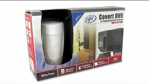 SVAT PI1000 Covert MPEG4 DVR Hidden Motion Sensor Camera