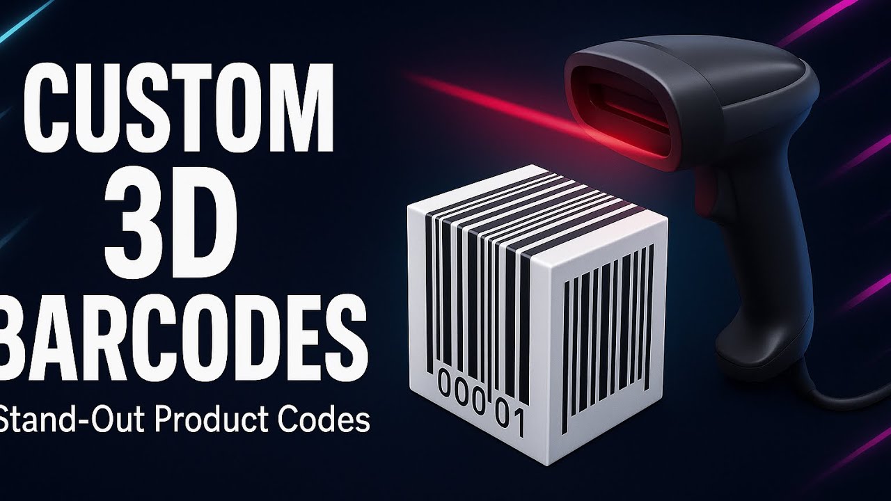 🔥 CUSTOM 3D BARCODES 🔥 | Make Your Brand POP! 📦 - YouTube