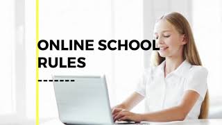 Online School Rules | virtual class | zoom meet | google meet