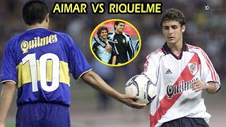 Aimar vs Riquelme  15 Jugadas Fantasticas con Relatos