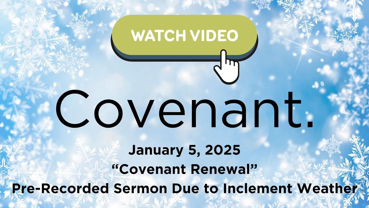 "Covenant Renewal" - Covenant series - Part 1 - YouTube