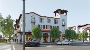 3D animation - mixed-use building - Livermore, CA