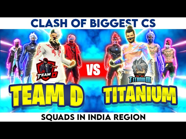 Team D Vs Titanium|| Rivalry Of Two Biggest Cs Squads💥 class=