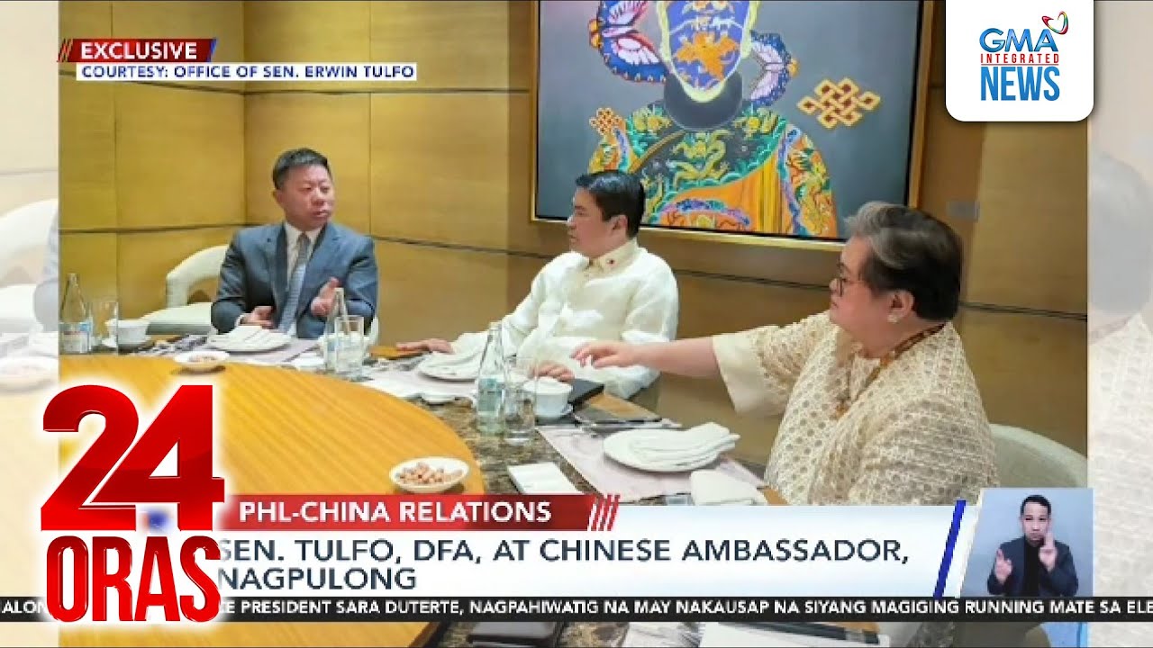 Sen. Erwin Tulfo, DFA at Chinese ambassador, nagpulong | 24 Oras