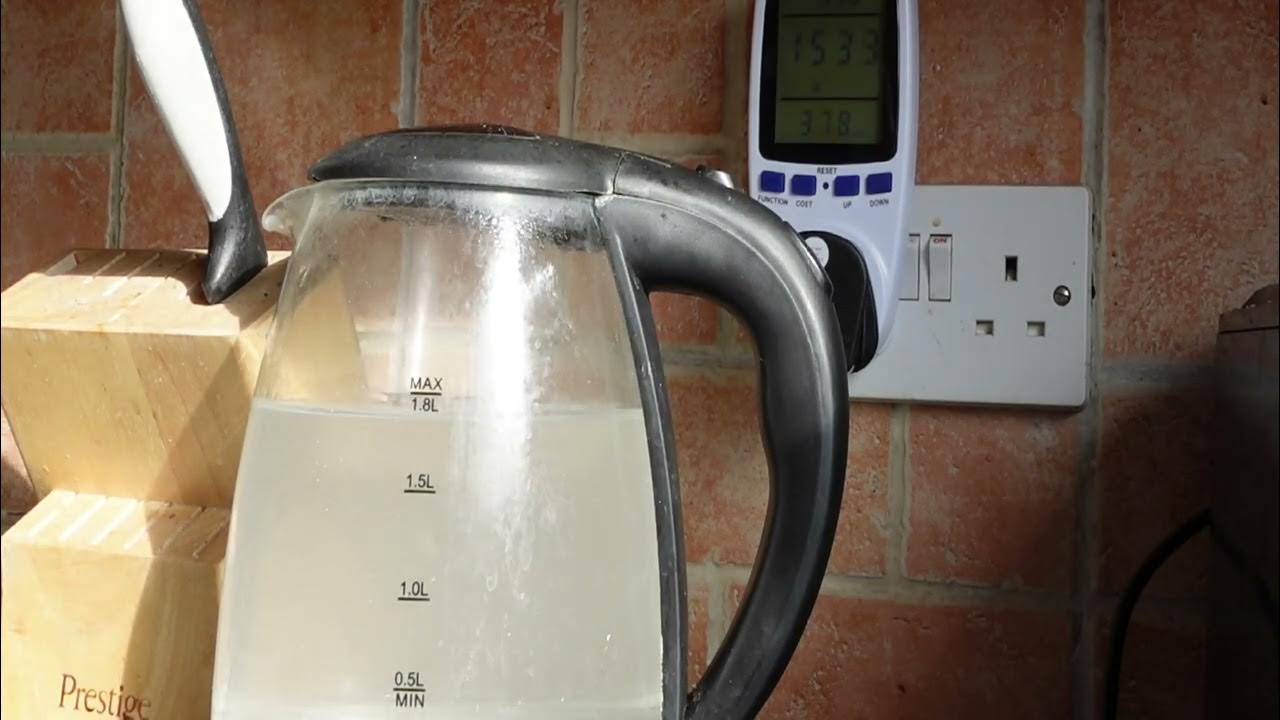 How much does it cost to boil a full kettle of water to fill a hot