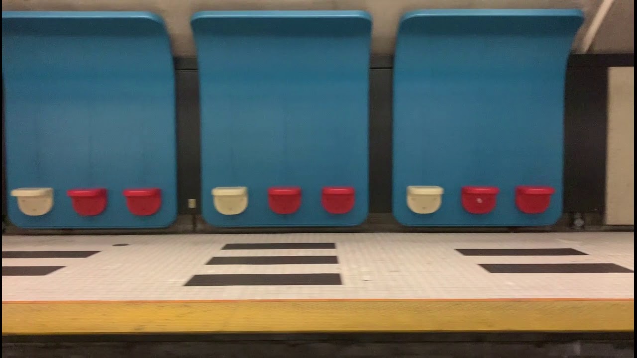 MONTREAL METRO RIDE ON THE ORANGE LINE