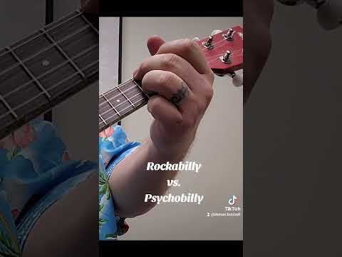 The difference between rockabilly and psychobilly in 20 seconds.