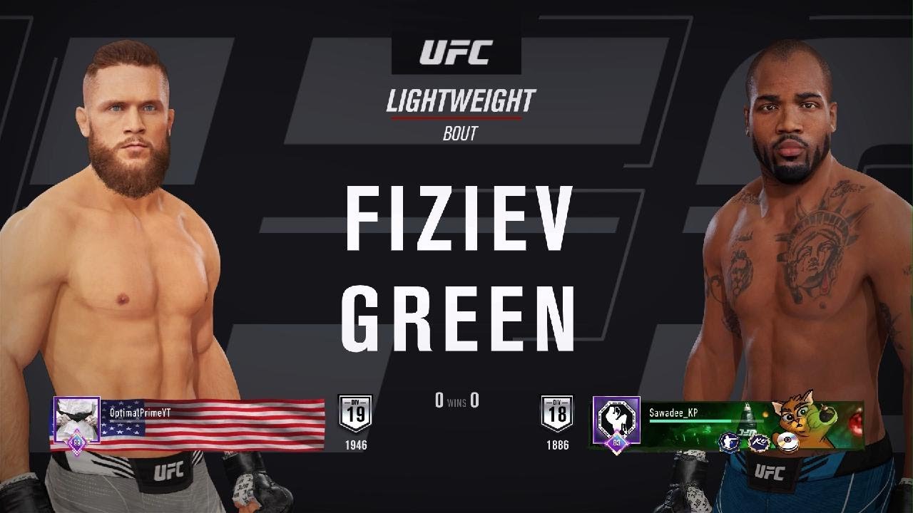 Rafael Fiziev vs Bobby Green UFC 4 YouTube