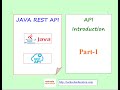 Java Rest API | Part-1 | Rest Api Introduction