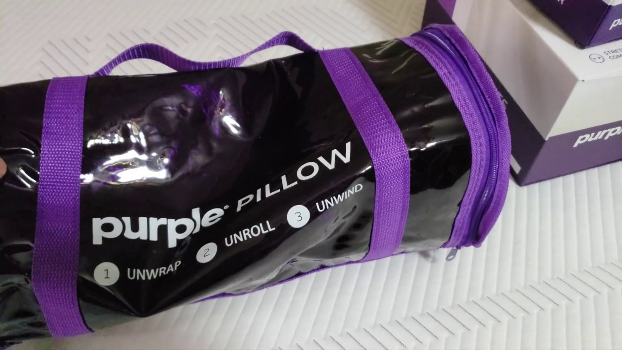 Purple pillow,sheets,and mattress protector. YouTube