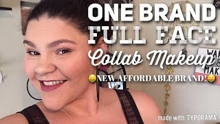 FULL FACE OF COLLAB MAKEUP || NEW AFFORDABLE MAKEUP BRAND || #COLLABMAKEUP || ASHLEY DEVINO