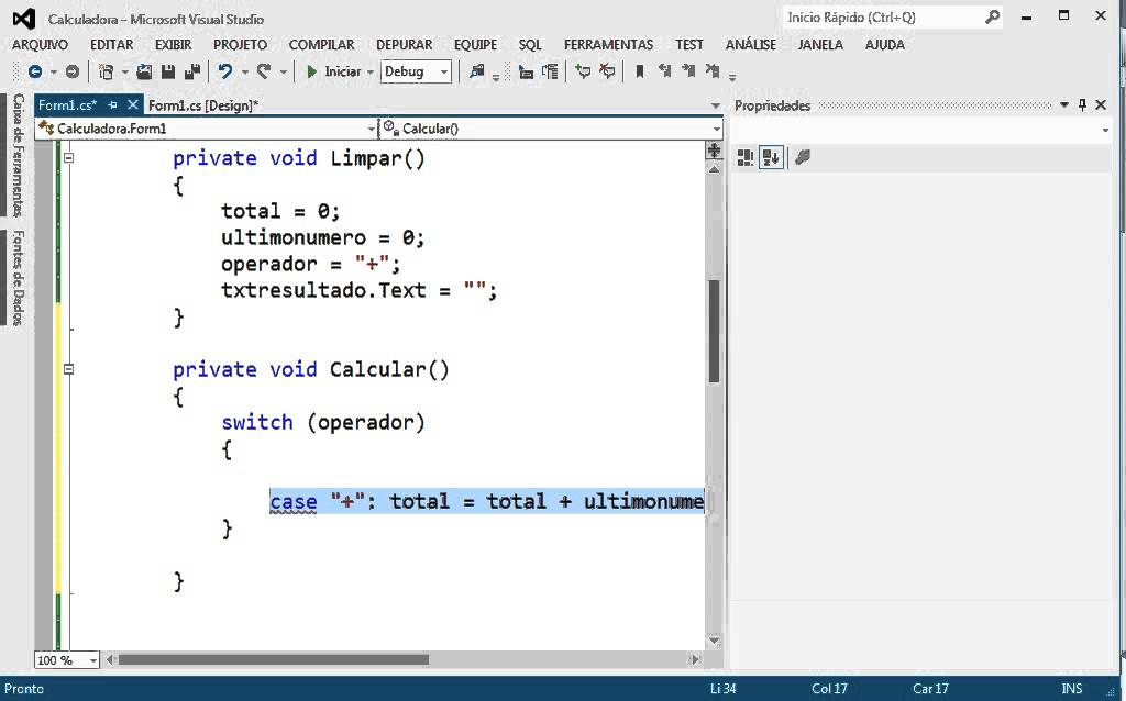Curso de C# Aula 23 Cases - YouTube