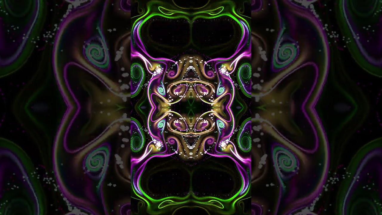 Symmetrical Kaleidoscope Of Colors 