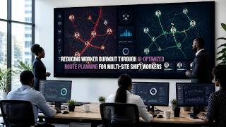 Reducing Worker Burnout Through AI-Optimized Route Planning for Multi-Site Shift Workers