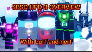 SBSD update 3 overview