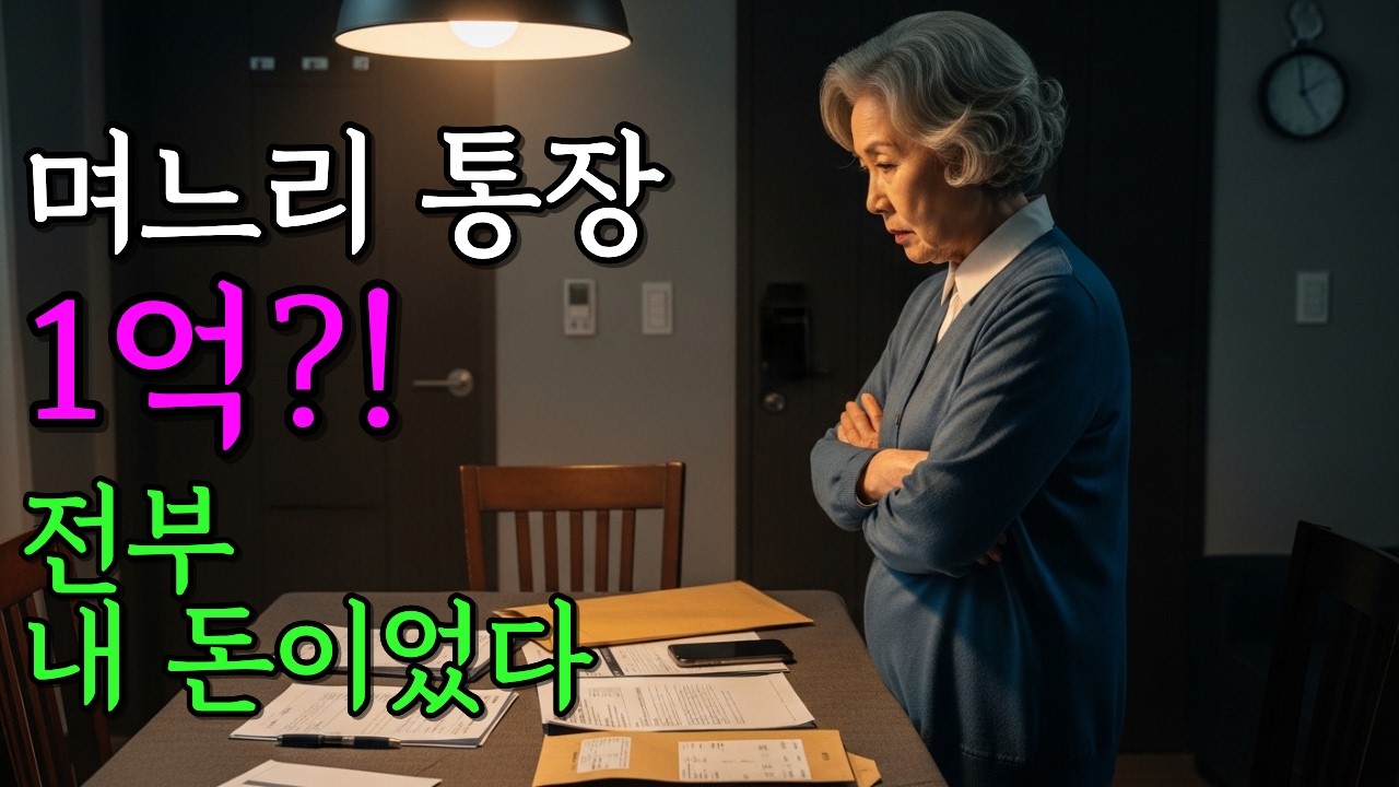며느리가 급하게 나간 날, 식탁 위 핸드폰에서 모든 게 시작됐습니다.
