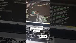 Creando una app para academia online para exámenes #python #developer