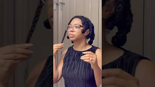 Braid out gone wrong and I’m running late #naturalhairstyles