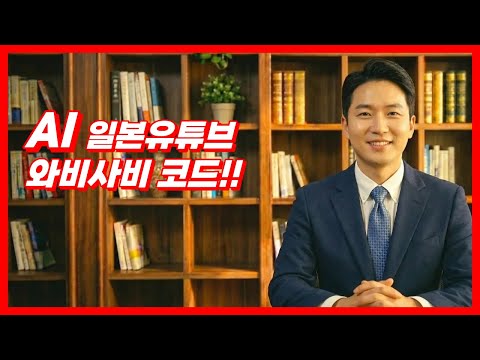 와비사비 코드! 일본 AI유튜브 성공 열쇠!! #AI유튜브 #일본유튜브 #유튜브수익화 #50대창업 #중년창업 #노후준비 #부업추천 #챗GPT #브루 #알고리즘 #부업