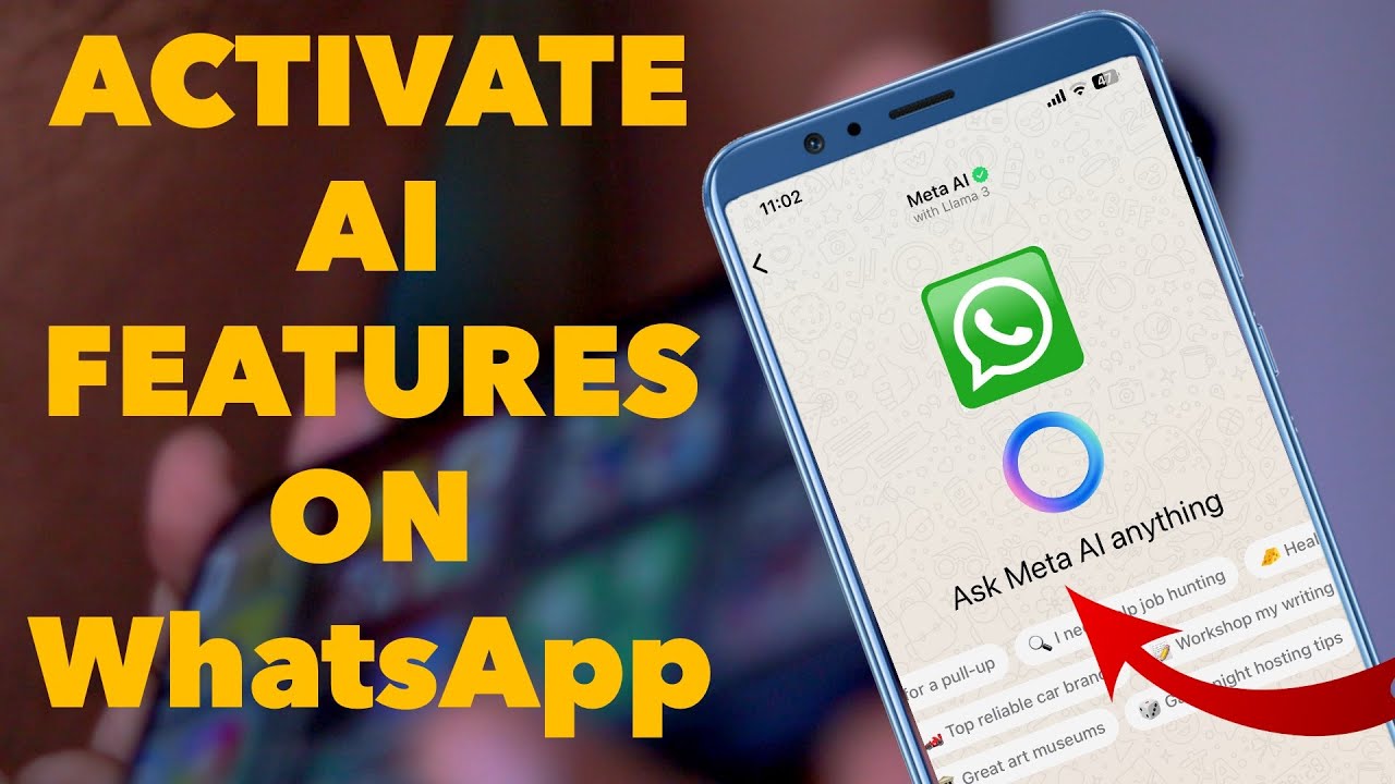 How To Activate AI On WhatsApp | WhatsApp Meta AI Features - YouTube