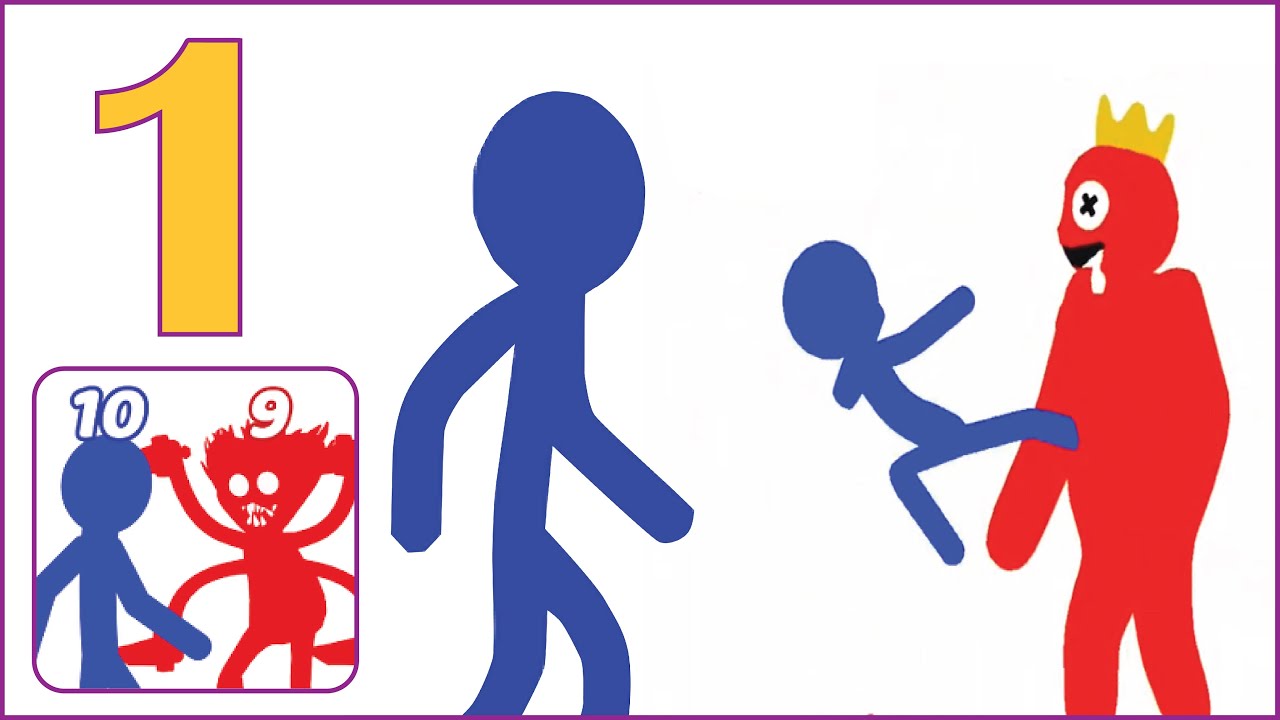 Stick War Hero Tower Defense: Gameplay Walkthrough (iOS,Android) Part 1 - Giant Boss Red