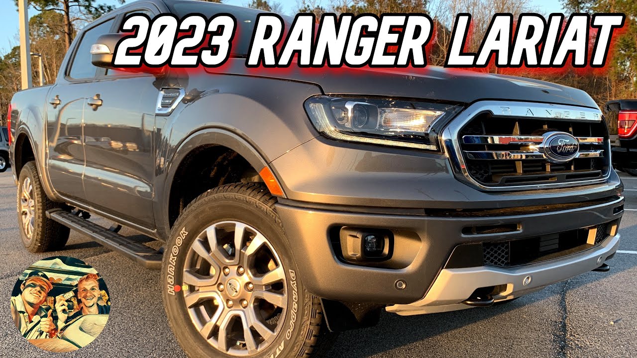 NEW 2023 FORD RANGER LARIAT: Midsize Luxury Truck- Walkaround, Cold ...