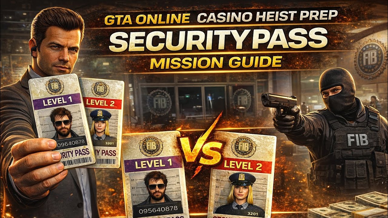 GTA Online Casino Heist Prep – Security Pass Mission Guide | Diamond Casino Heist PS5 Gameplay