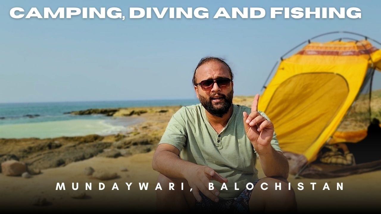 Shore Dive spearfishing from the last beach of Balochistan | Mundywari Beach