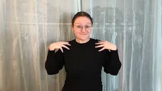 End of Practicum 1 English to ASL Cold Interpretation