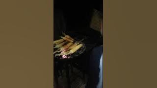 Bakar jagung  di villa