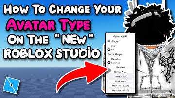 How To Change Your Avatar Type On The "New" Roblox Studio UPDATE (2025)