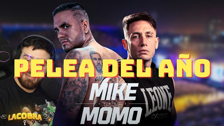 LA COBRA REACCIONA AL PESAJE DE MIKE VS MOMO