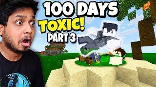 ACID RAIN IN 100 DAYS MINECRAFT TOXIC WORLD - DAY 3