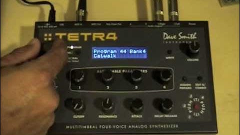 Dave Smith Instruments "TETRA" Synthesizer Review Pt. 1