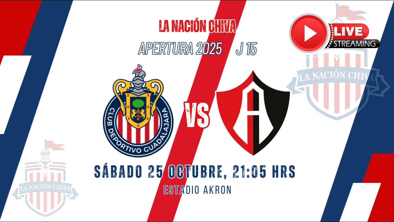 Chivas VS Atlas JORNADA 15 EN VIVO NARRACIÓN Y REACCIONES Clásico ...